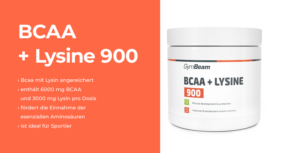 BCAA + Lysin 900 - GymBeam