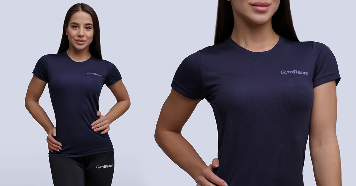Damen TRN T-Shirt Navy - GymBeam